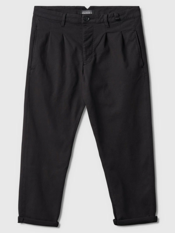 Gabba | Firenze K4701 double pleated chino trousers