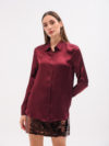 Marella | Monochrome Ilva satin shirt - Image 3
