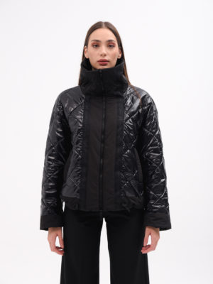 Marella | Monochrome Ranetta reversible quilted jacket