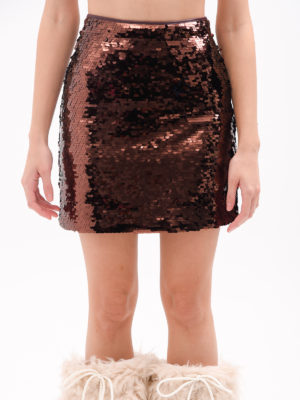 Marella | Monochrome Zolla sequin mini skirt