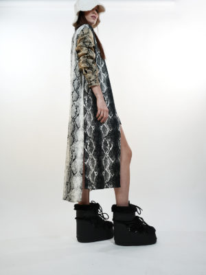 Liviana Conti | Σεμιζιέ φόρεμα με τύπωμα φίδι