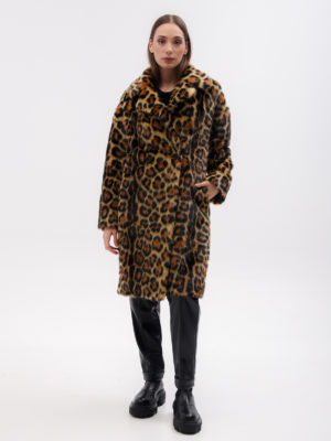 Liviana Conti | Leopard print faux fur coat