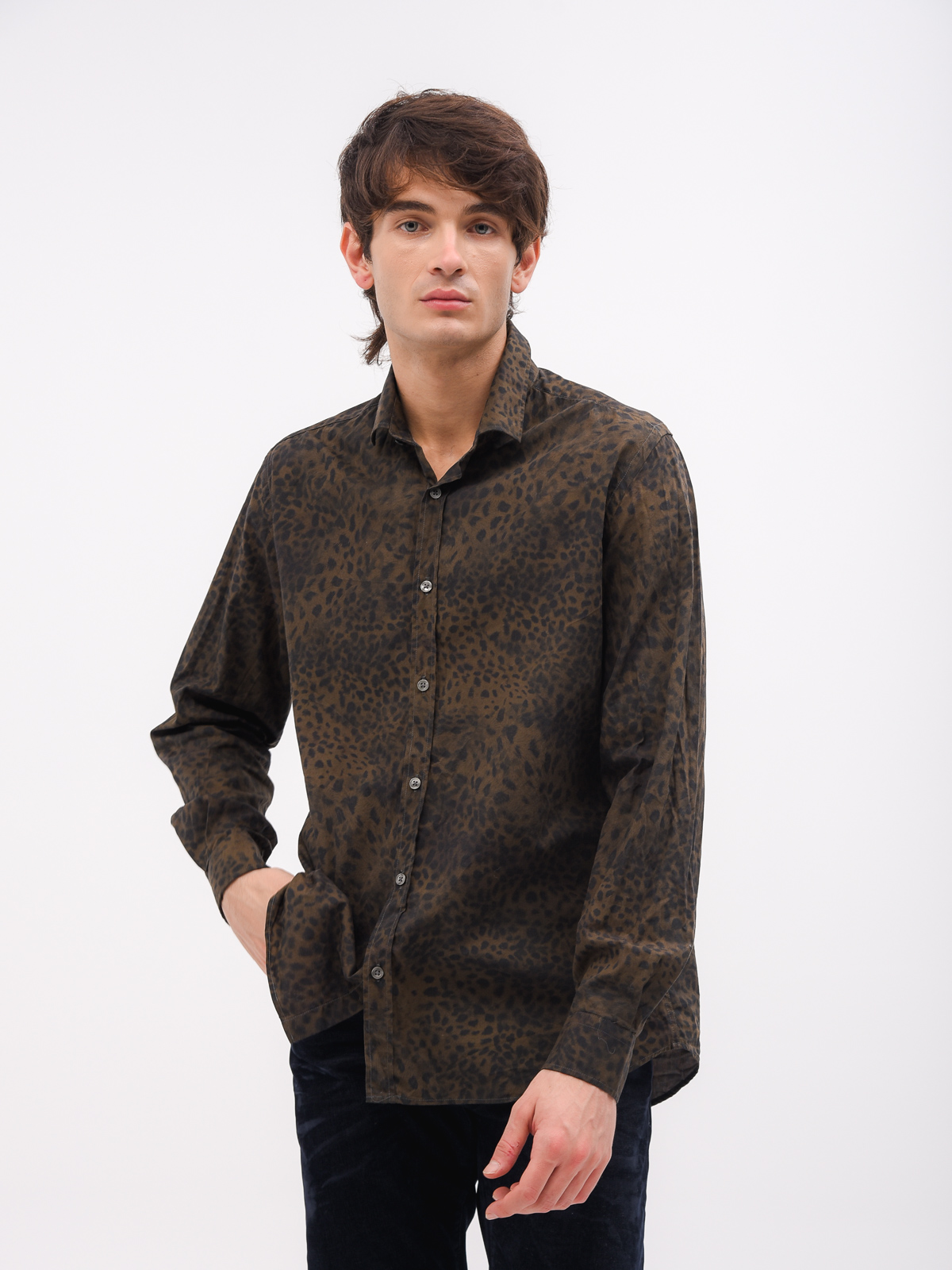 Messagerie | Leopard print shirt - Sotris Stores