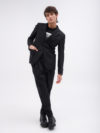Messagerie | Drawstring double pleated trousers - Image 2
