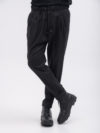 Messagerie | Drawstring double pleated trousers - Image 3