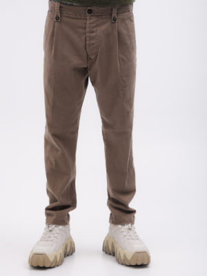 Messagerie | Pleated chino trousers