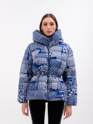 Emme by Marella | Malga blue reversible puffer jacket