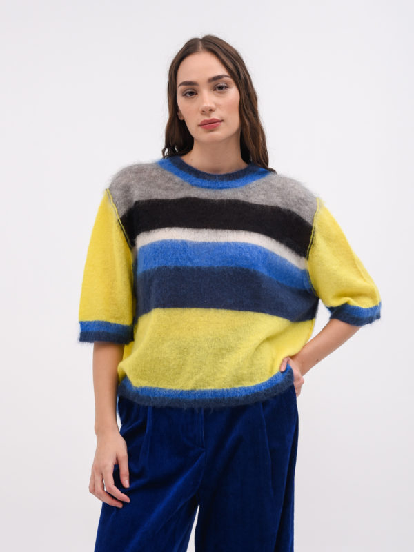 PDR Phisique Du Role | Striped short sleeve sweater