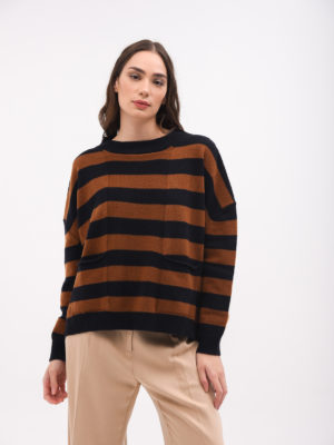 PDR Phisique Du Role | Striped patch pocket sweater
