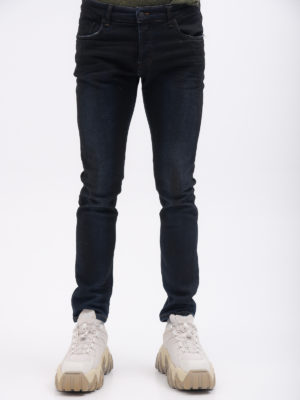 Messagerie | Waxed effect tapered jeans
