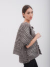 Daphne Valente | Emimetron foil pleated cape sleeve jacket - Image 5