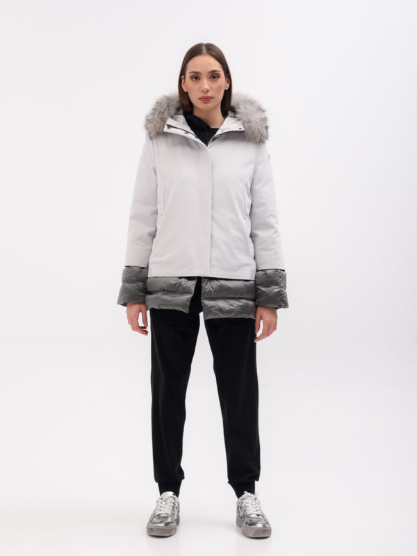 RRD | W23503FT Winter Light Storm Fur jacket with quilted lining