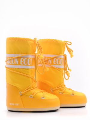Moon Boot | 14004400 084 icon yellow nylon snow boots