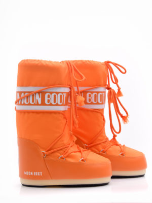 Moon Boot | 14004400 090 icon πορτοκαλί νάιλον μπότες χιονιού