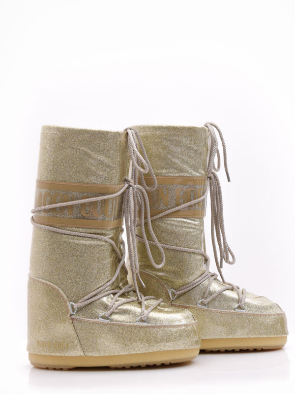 Moon Boot | 14028500 004 icon gold glitter snow boots