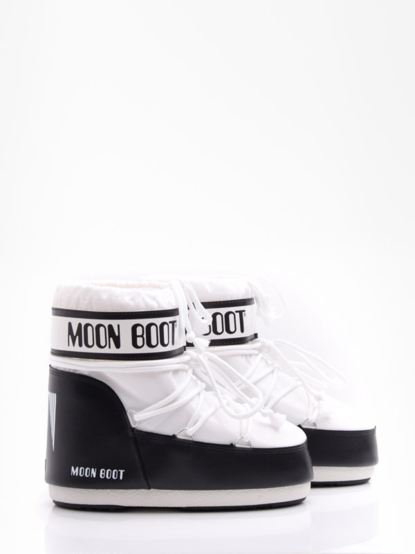 Moon Boot | 14093400 002 icon low λευκά νάιλον μποτάκια χιονιού