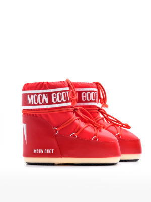 Moon Boot | 14093400 009 icon low red nylon snow boots