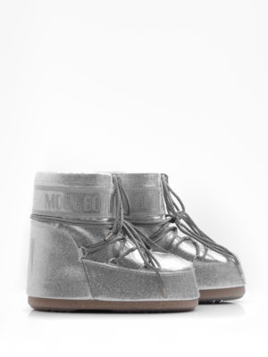 Moon Boot | 14094400 002 icon low silver glitter snow boots