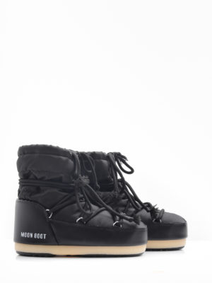 Moon Boot | 14600100 001 icon light low black nylon snow boots
