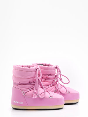 Moon Boot | 14600100 004 icon light low pink nylon snow boots