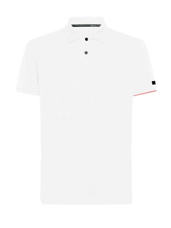 RRD | 24206/09 Makro white piqué polo shirt