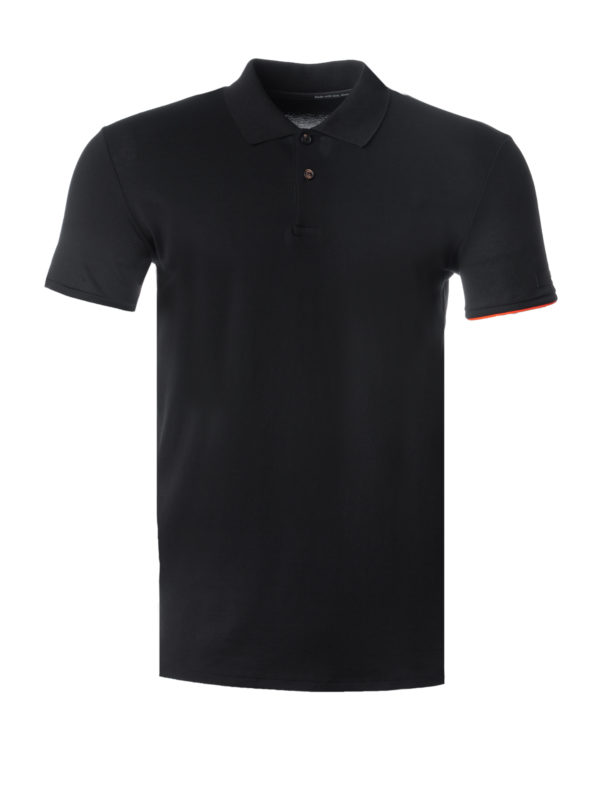 RRD | 24206/10 Makro black piqué polo shirt