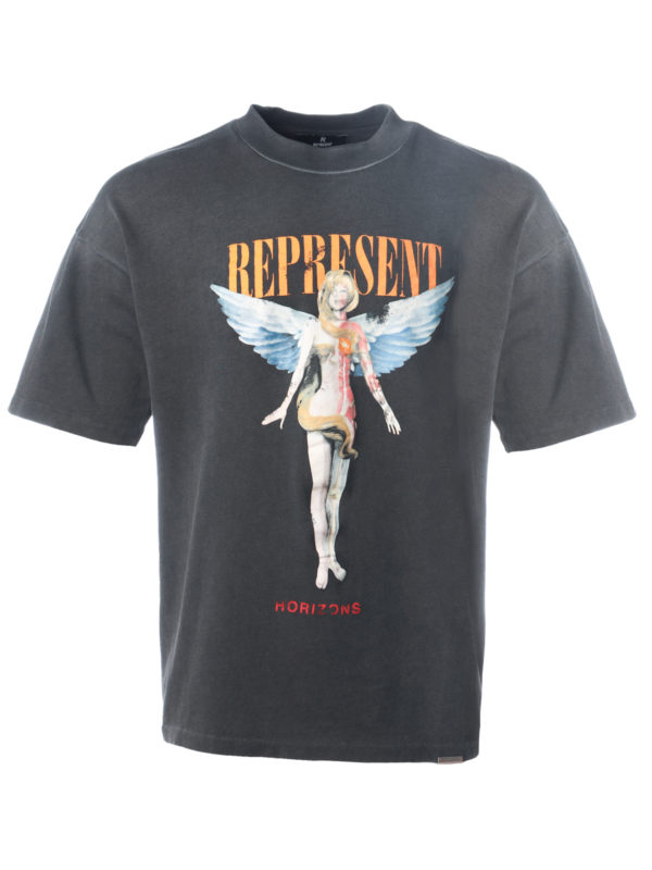Represent | Reborn black printed t-shirt