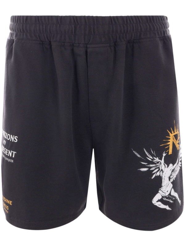 Represent | Icarus black printed shorts