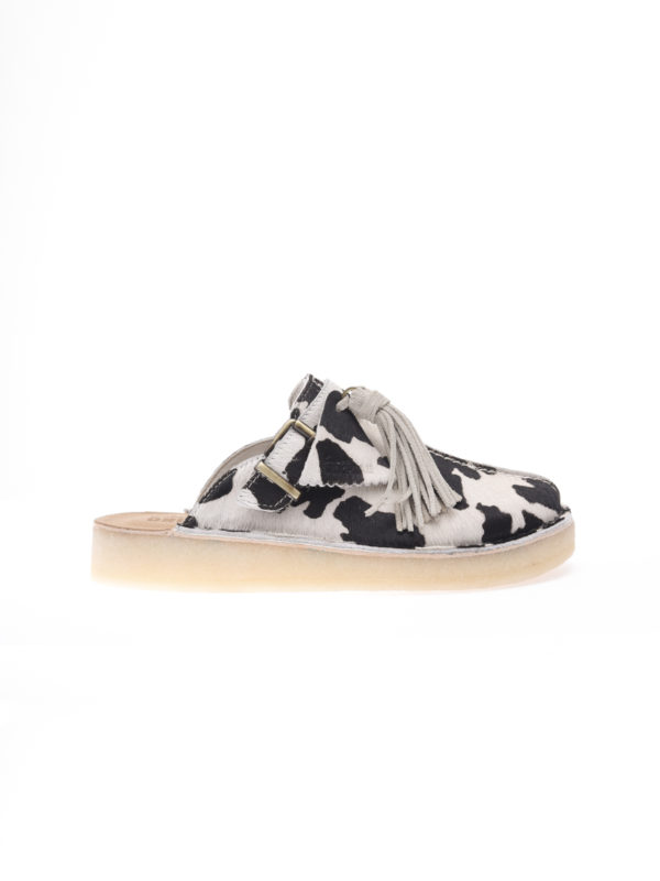 Clarks | Originals Trek cow print mules