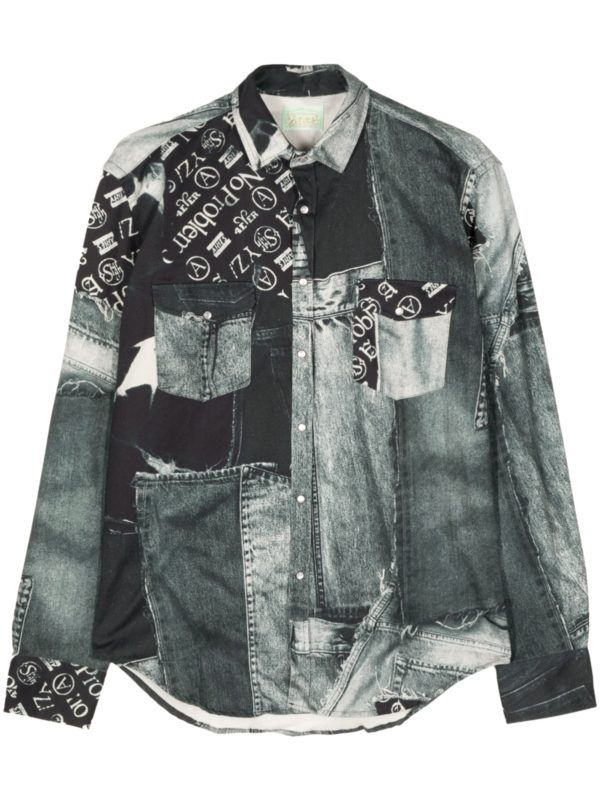 Aries | Patchwork Western denim shirt