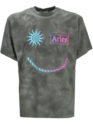 Aries | Grunge Happy Dude bleached printed t-shirt