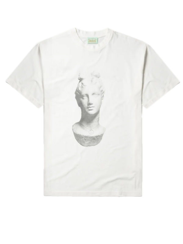 Aries | Aged Statue SS white printed t-shirt