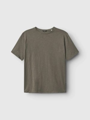 Gabba | Kostant SS brown raw-edge t-shirt