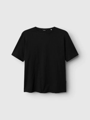 Gabba | Kostant SS black raw-edge t-shirt