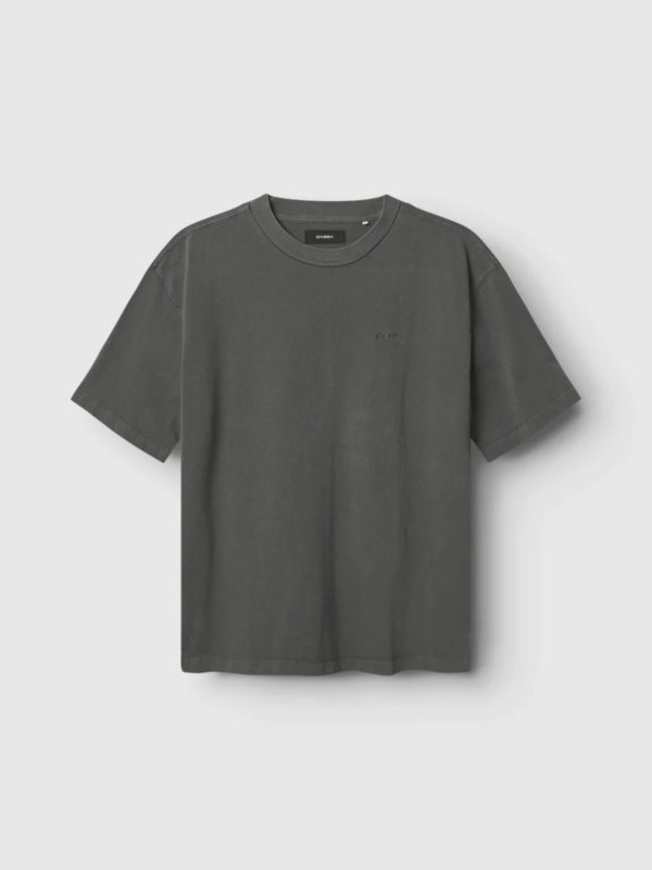 Gabba | Nigel Wix Boxy Hour SS dark grey short sleeve sweatshirt