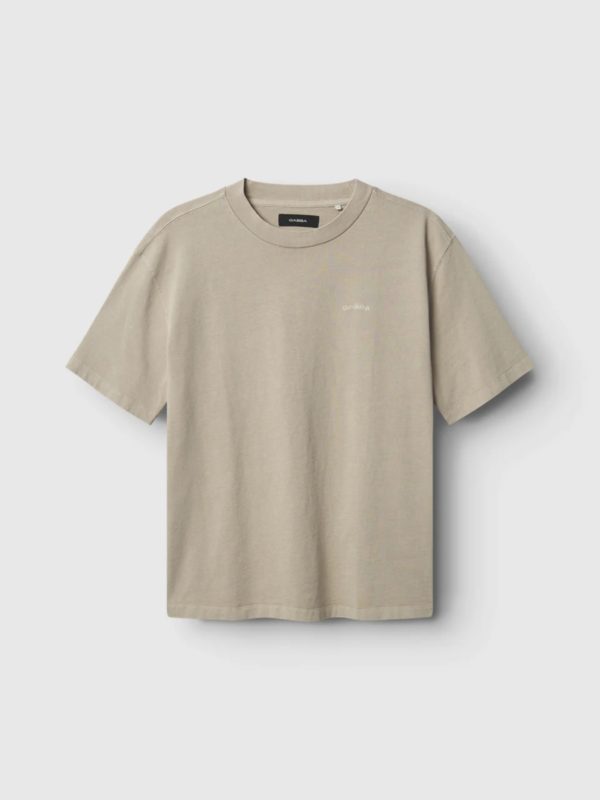 Gabba | Nigel Wix Boxy Hour SS beige short sleeve sweatshirt