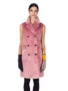 RRD | W24542 Velvet Neo Sleeveless Wom double-breasted jacket