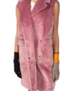 RRD | W24542 Velvet Neo Sleeveless Wom double-breasted jacket - Image 5