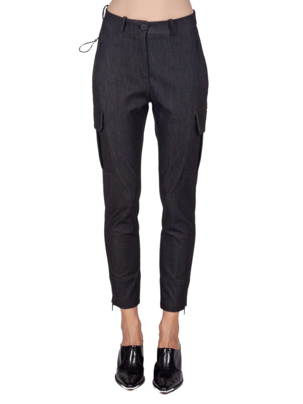 RRD | W24733 Marina Skinny Cargo Wom denim-effect trousers