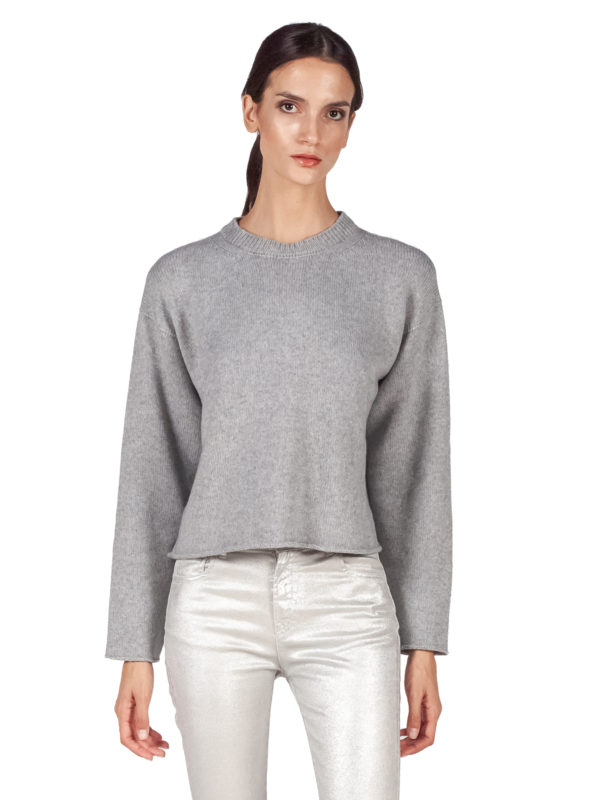 Liviana Conti | Boxy roll-edge sweater