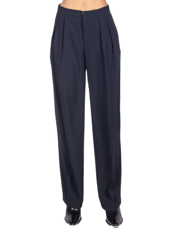 Liviana Conti | Double pleated peg trousers