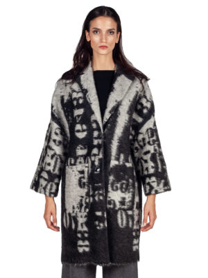 Liviana Conti | Single-breasted jacquard coat