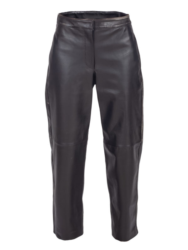 Liviana Conti | Leather tapered trousers