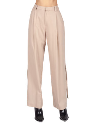 Semicouture | Athenais zip-hem trousers