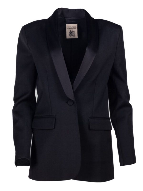 Semicouture | Mariasole shawl-collar jacket