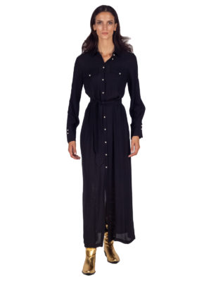 Semicouture | Amelia maxi shirt dress