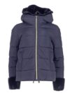 Emme by Marella | Avio black faux-fur trim puffer jacket - Image 8