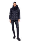Emme by Marella | Ricetta black hooded puffer jacket - Image 2