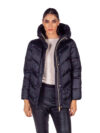 Emme by Marella | Ricetta black hooded puffer jacket - Image 5