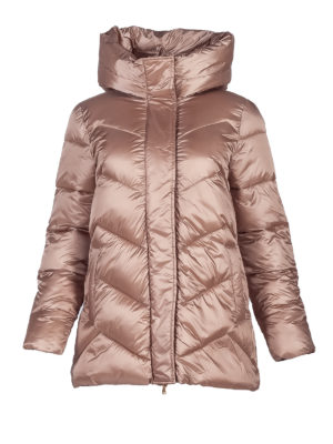 Emme by Marella | Ricetta gold hooded puffer jacket